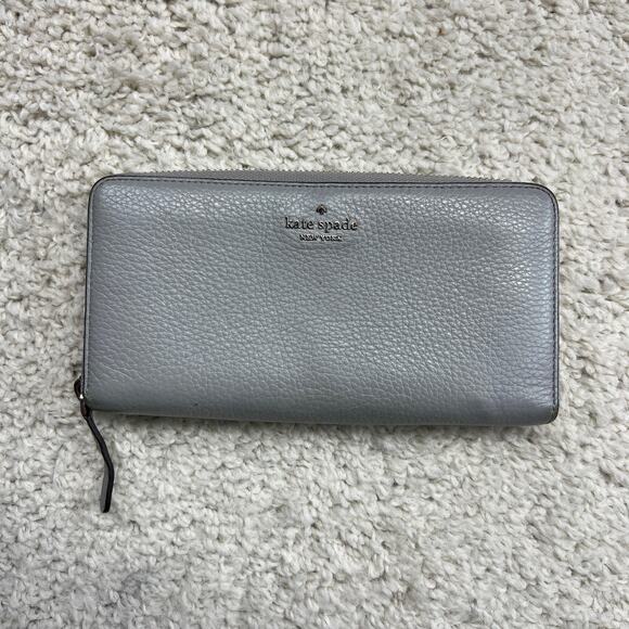 Kate Spade Gray Wallet - Picture 1 of 9